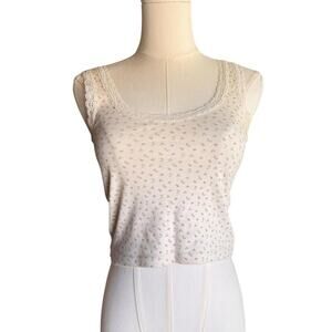 Brandy melville cream cotton tank